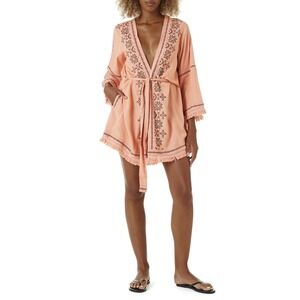 Melissa Odabash Kara Tan Kaftan Small Women’s Brown
